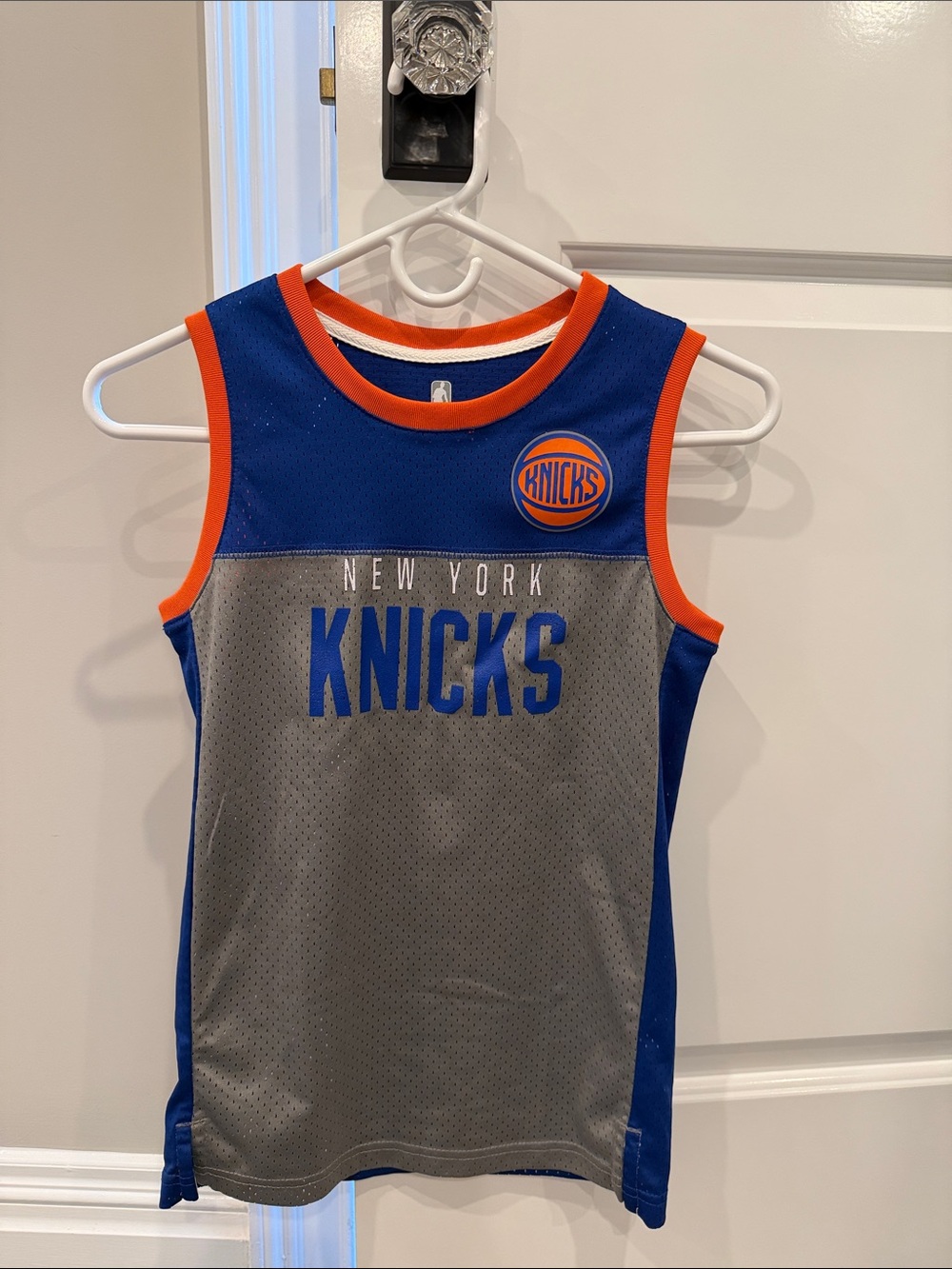 Knicks Youth Jersey Tank Top - Blue/Gray/Orange